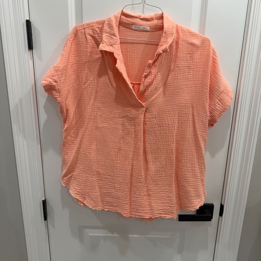 BeCool Women's Coral Gauze Top